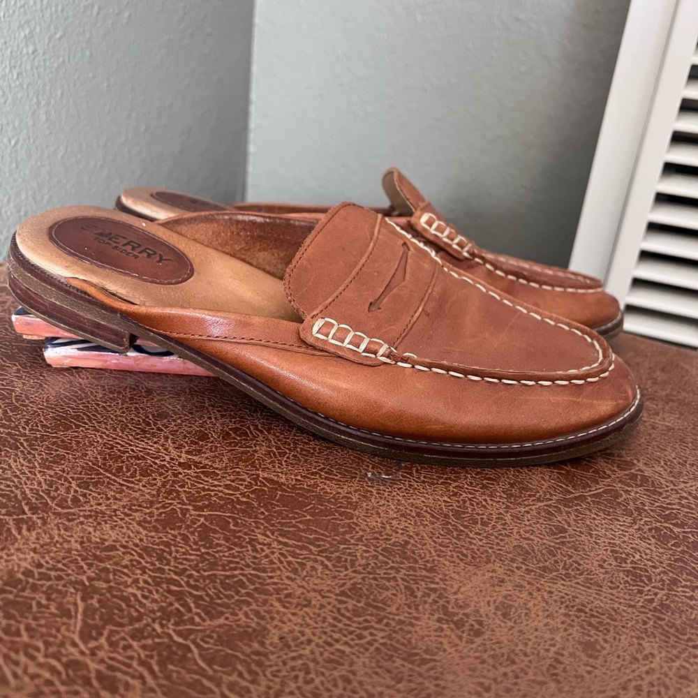 Sperry Seaport Leather mule 9